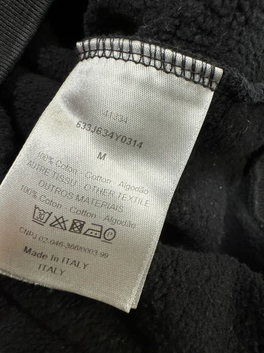 2000s Dior Black Minimalist Hoodie - Image 6