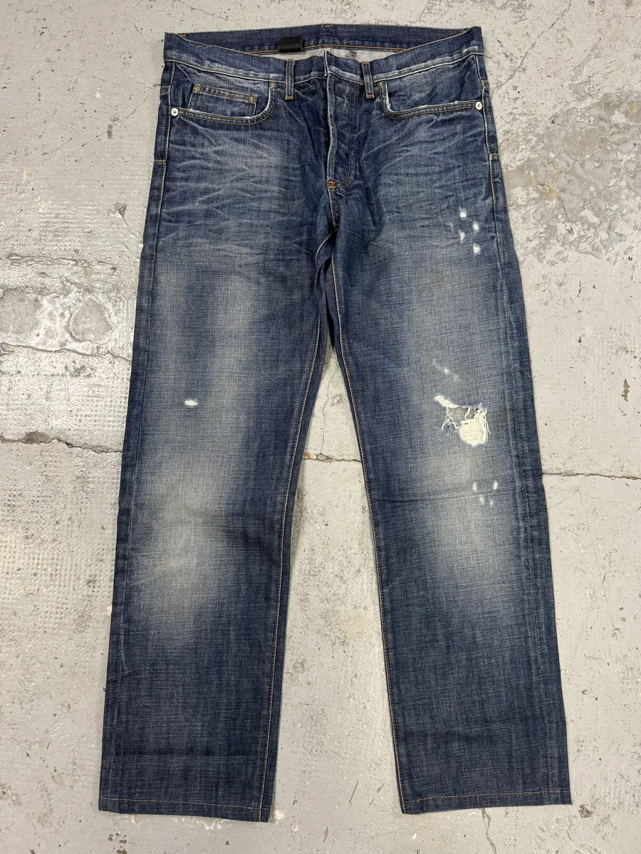 2000s Dior Blue Denim Jeans by Hedi Slimane
