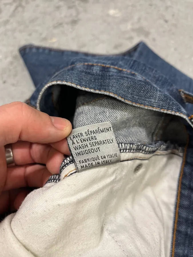 2000s Dior Blue Signature Denim Jeans - Image 13