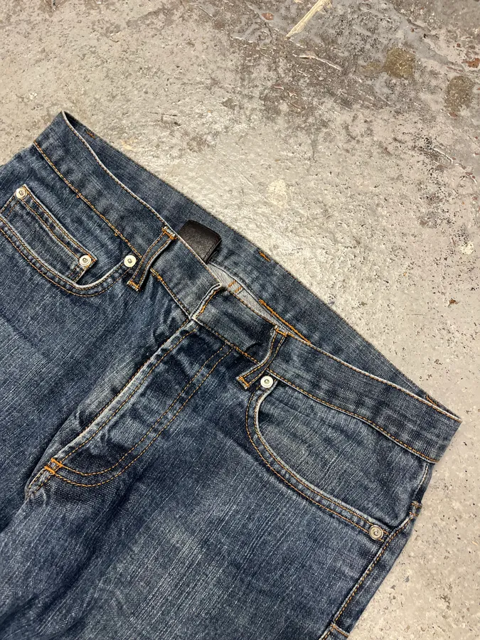 2000s Dior Blue Signature Denim Jeans - Image 6