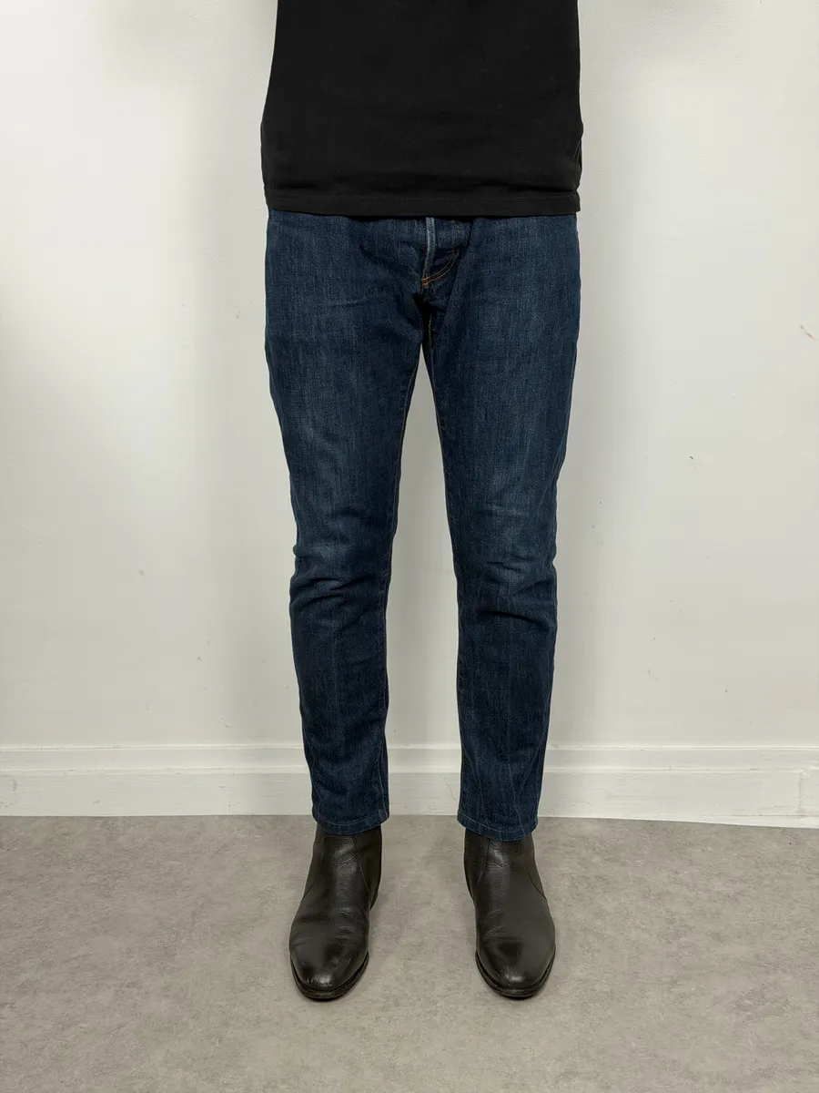 2000s Dior Blue Slim Denim Jeans by Hedi Slimane - Image 5