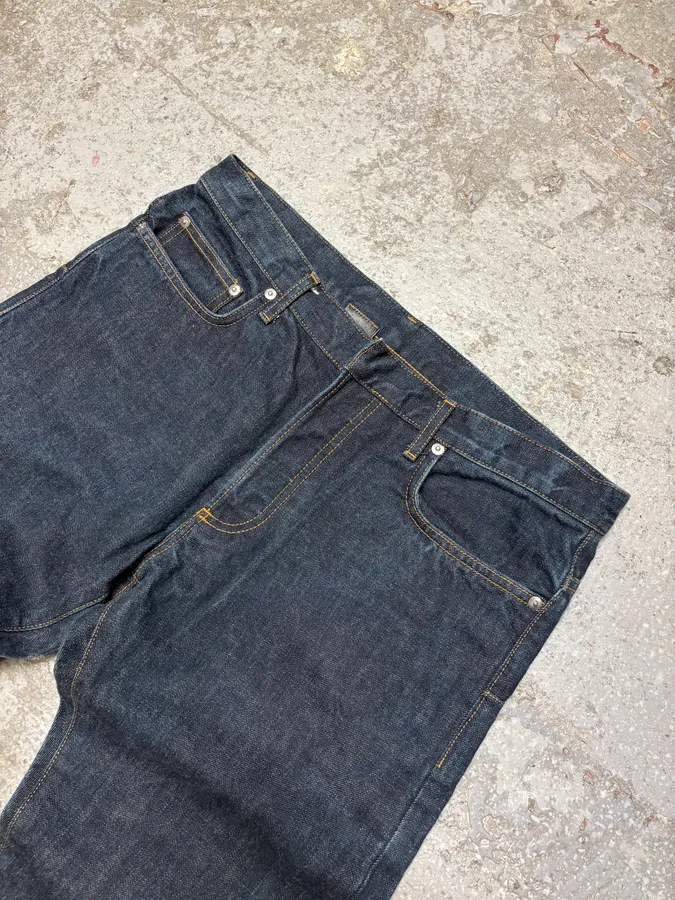 2000s Dior by Hedi Slimane Brut Denim Jeans - Image 6