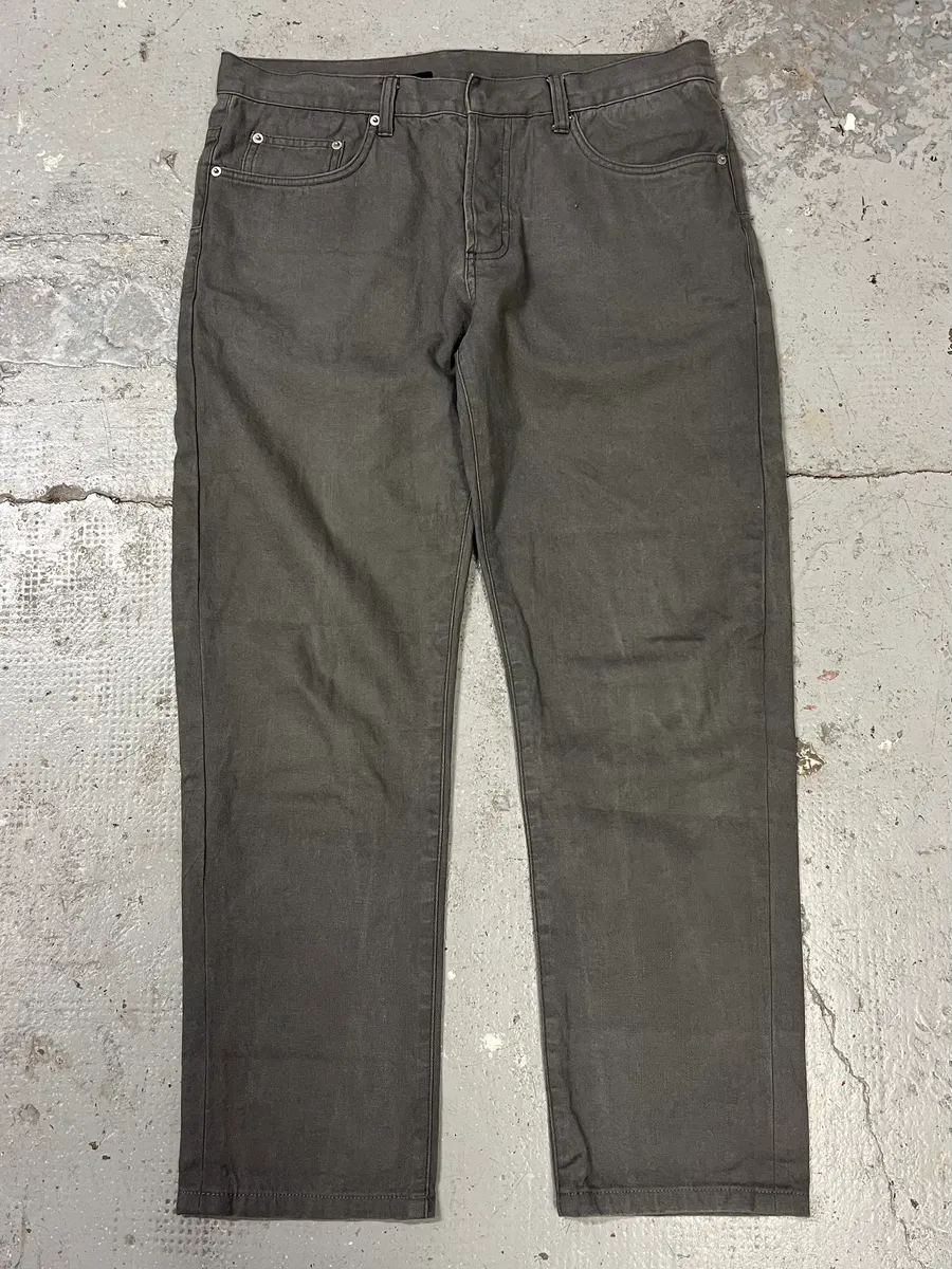 2000s Dior by Hedi Slimane Grey Slim Jeans