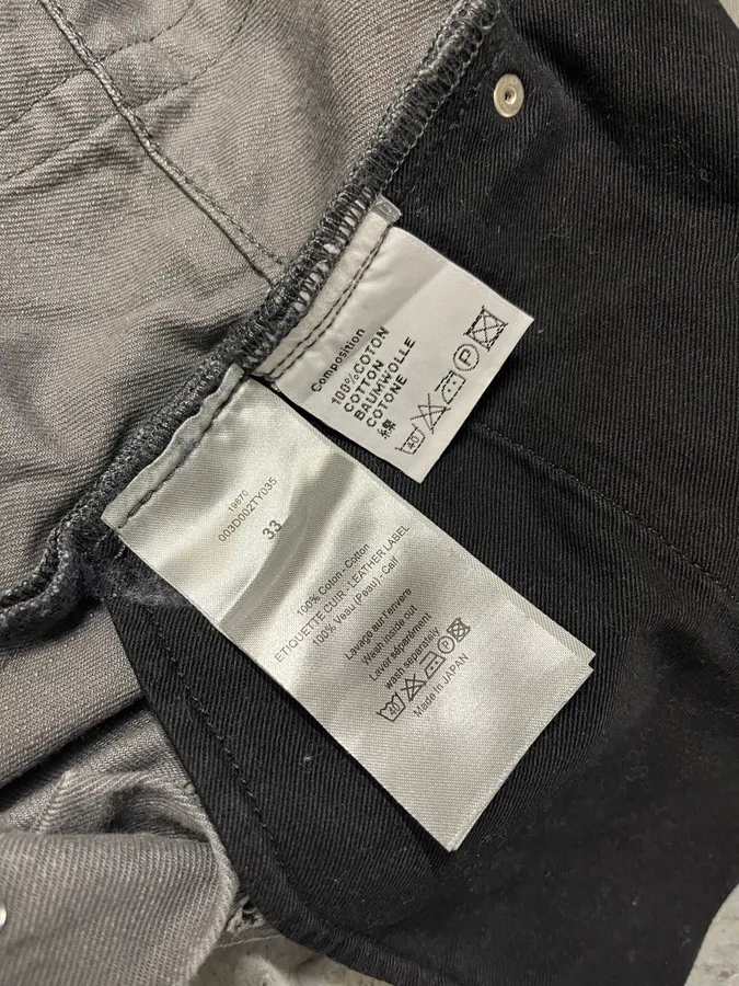 2000s Dior by Hedi Slimane Grey Slim Jeans - Image 13
