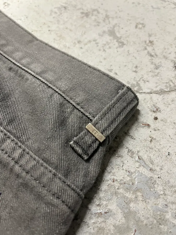 2000s Dior by Hedi Slimane Grey Slim Jeans - Image 8