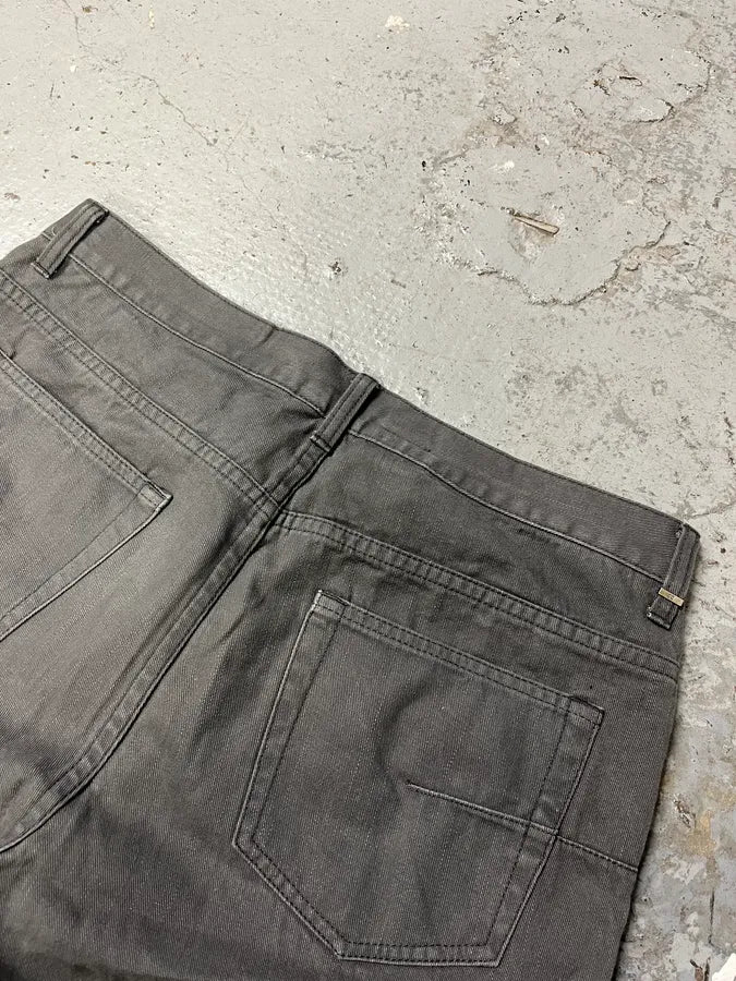 2000s Dior by Hedi Slimane Grey Slim Jeans - Image 9