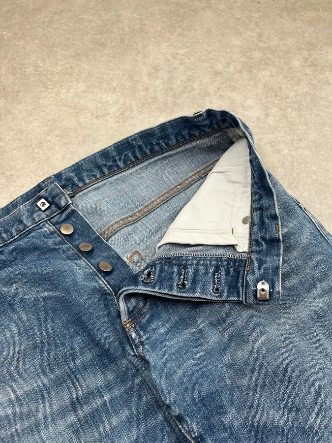 2000s Dior Slim Faded Blue Denim Jeans By Hedi Slimane - Image 12