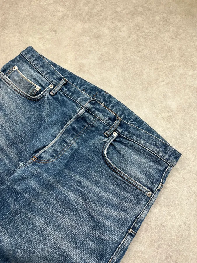 2000s Dior Slim Faded Blue Denim Jeans By Hedi Slimane - Image 6