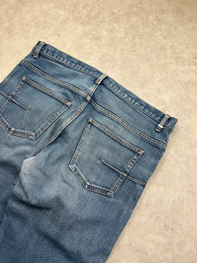 2000s Dior Slim Faded Blue Denim Jeans By Hedi Slimane - Image 9