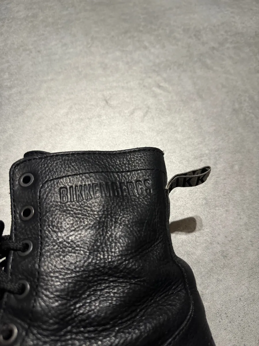 2000s Dirk Bikkembergs Black High Leather Boots - Image 8