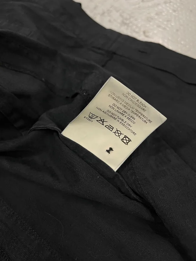 2000s Dirk Bikkembergs Black Short Sleeves Cargo Shirt - Image 10