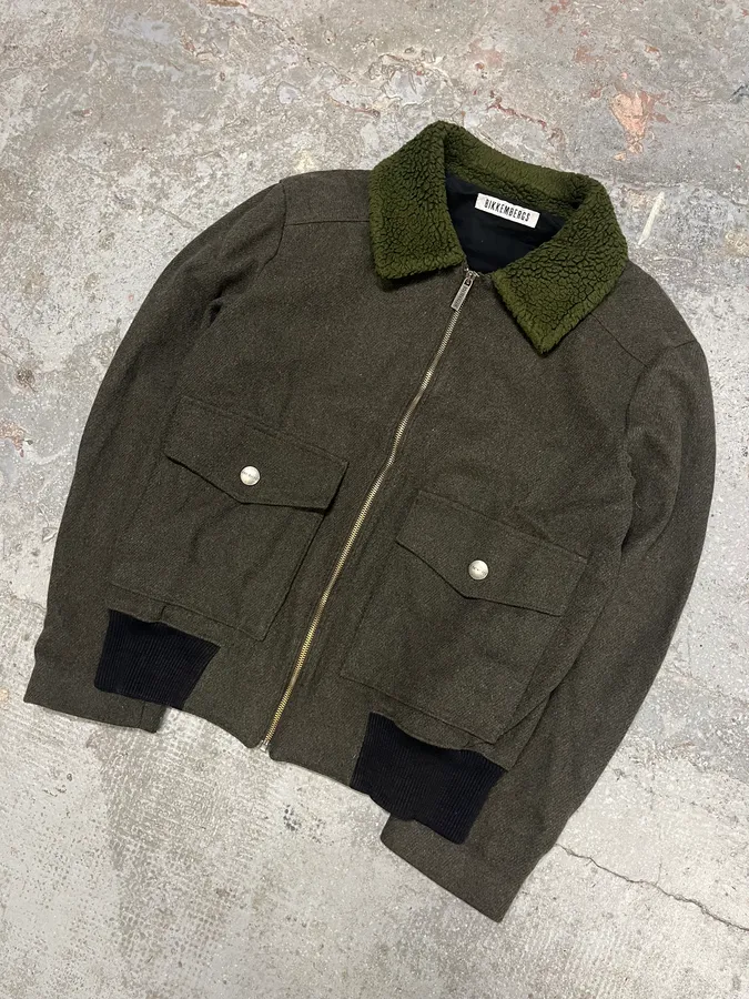 2000s Dirk Bikkembergs Olive Military Jacket - Image 5