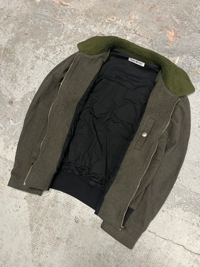 2000s Dirk Bikkembergs Olive Military Jacket - Image 6