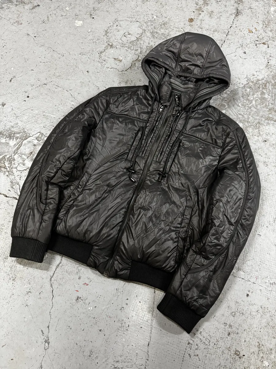 2000s Dolce & Gabbana 3-Zip Puffer Jacket - Image 3