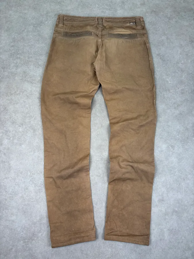 2000s Dolce & Gabbana Archive Utility Waxed Pants - Image 6