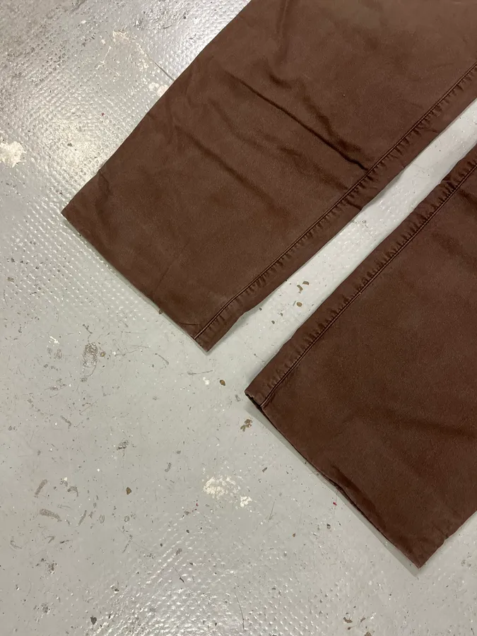 2000s Dolce & Gabbana Baggy Brown Cargo Pants - Image 6