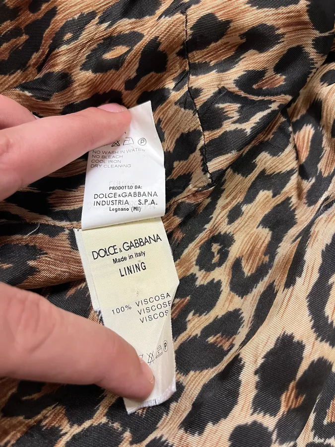 2000s Dolce & Gabbana Beige Linen Blazer Jacket - Image 10