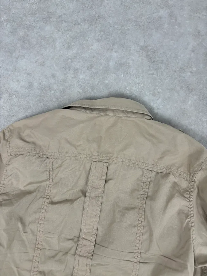 2000s Dolce & Gabbana Beige Military Cargo Shirt - Image 6