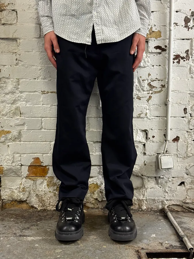 2000s Dolce & Gabbana Black Classy Striped Pants