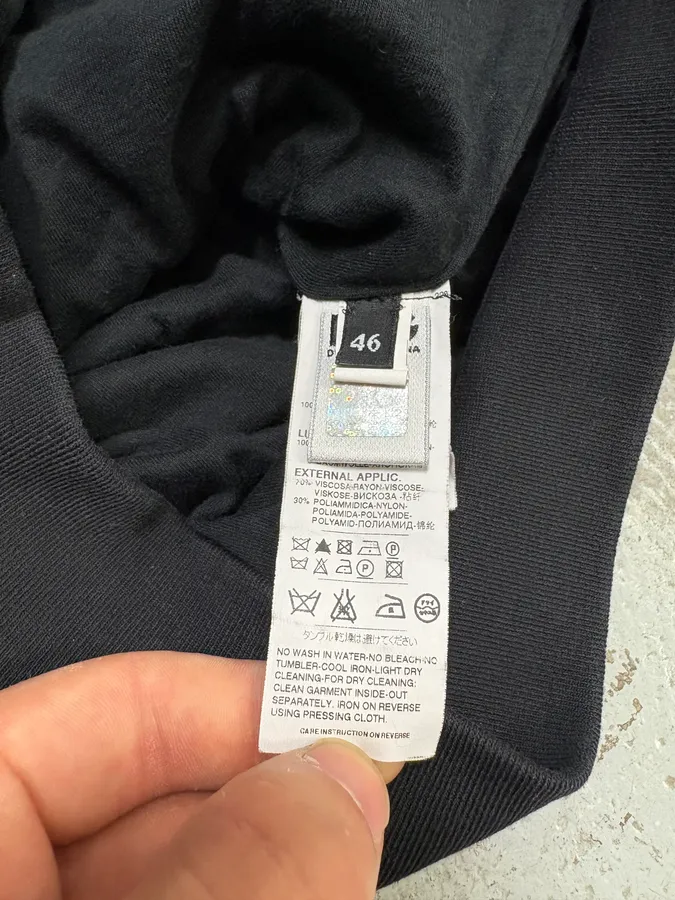 2000s Dolce & Gabbana Black Cozy Zip-up Sweatshirt - Image 11
