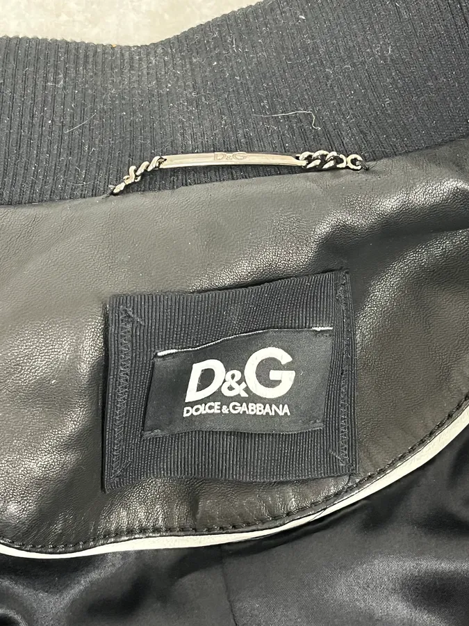 2000s Dolce & Gabbana Black  Multi-Zip Leather Jacket - Image 10