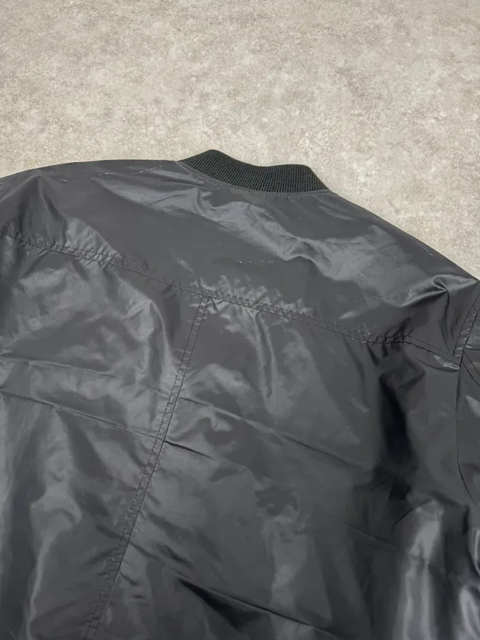 2000s Dolce & Gabbana Black Nylon Bomber Jacket - Image 6