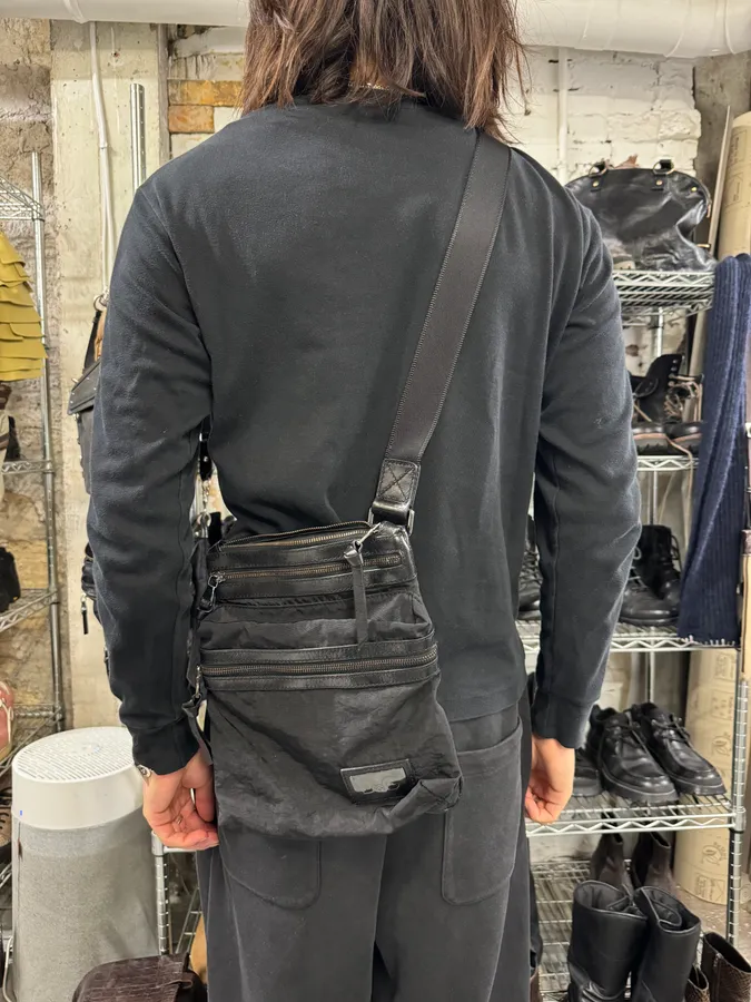 2000s Dolce & Gabbana Black Nylon Cargo Shoulder Bag - Image 2