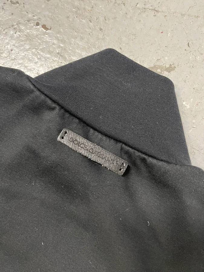 2000s Dolce & Gabbana Black Racer Zip-up Sweater - Image 7