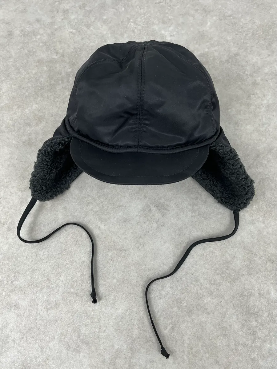 2000s Dolce & Gabbana Black Snow Cap Trapper Chapka - Image 5