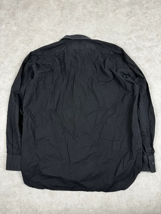 2000s Dolce & Gabbana Black Striped Classic Shirt - Image 4