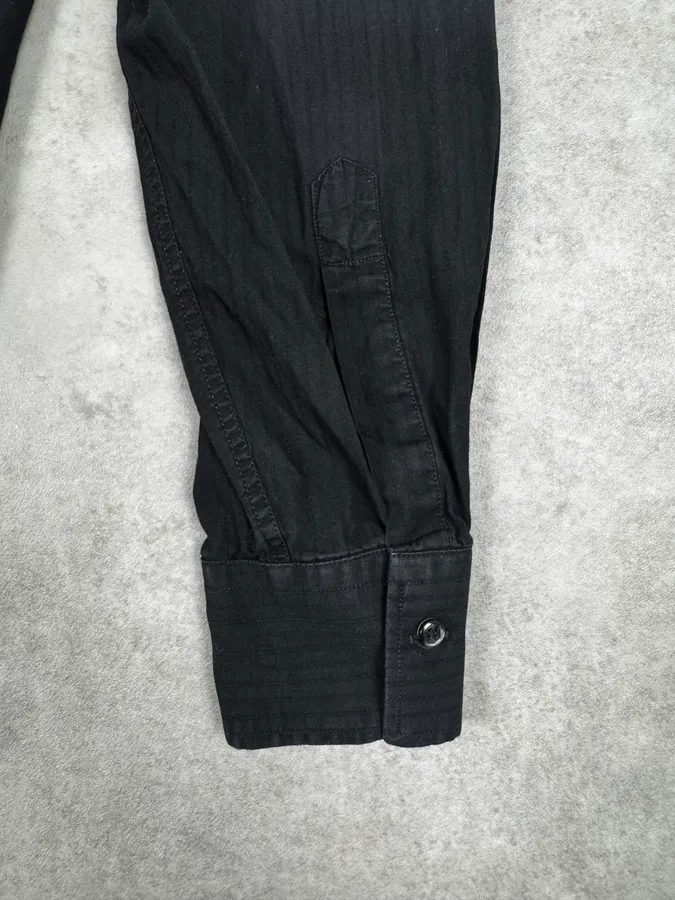 2000s Dolce & Gabbana Black Striped Classic Shirt - Image 7