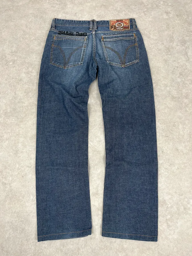 2000s Dolce & Gabbana Blue Classy Denim Jeans - Image 7