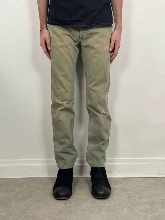 2000s Dolce & Gabbana Blue Faded Denim Jeans - Image 3