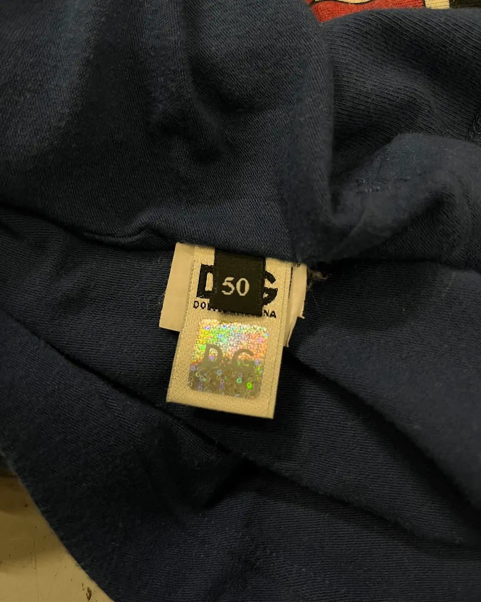 2000s Dolce & Gabbana Blue Paradise Dream Girl T-Shirt - Image 10