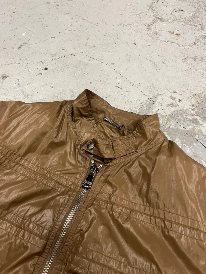 2000s Dolce & Gabbana Bronze Zip Jacket - Image 4