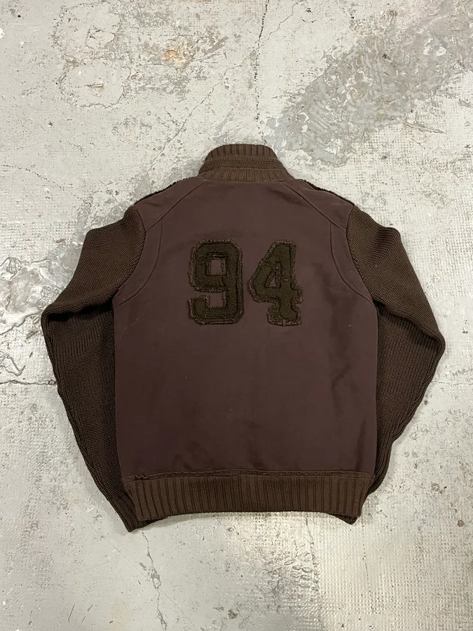2000s Dolce & Gabbana Brown Cardigan  Wool Jacket - Image 6