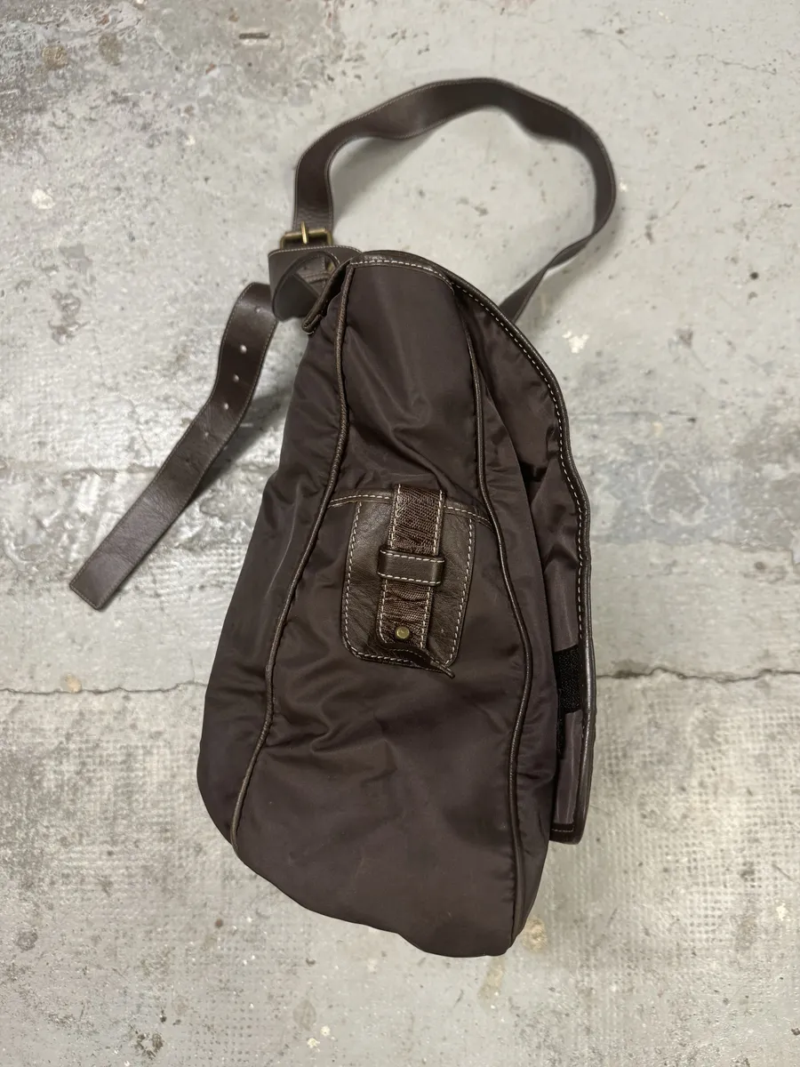 2000s Dolce & Gabbana Brown Pony Hair Cowhide Shoulder Bag - Image 7