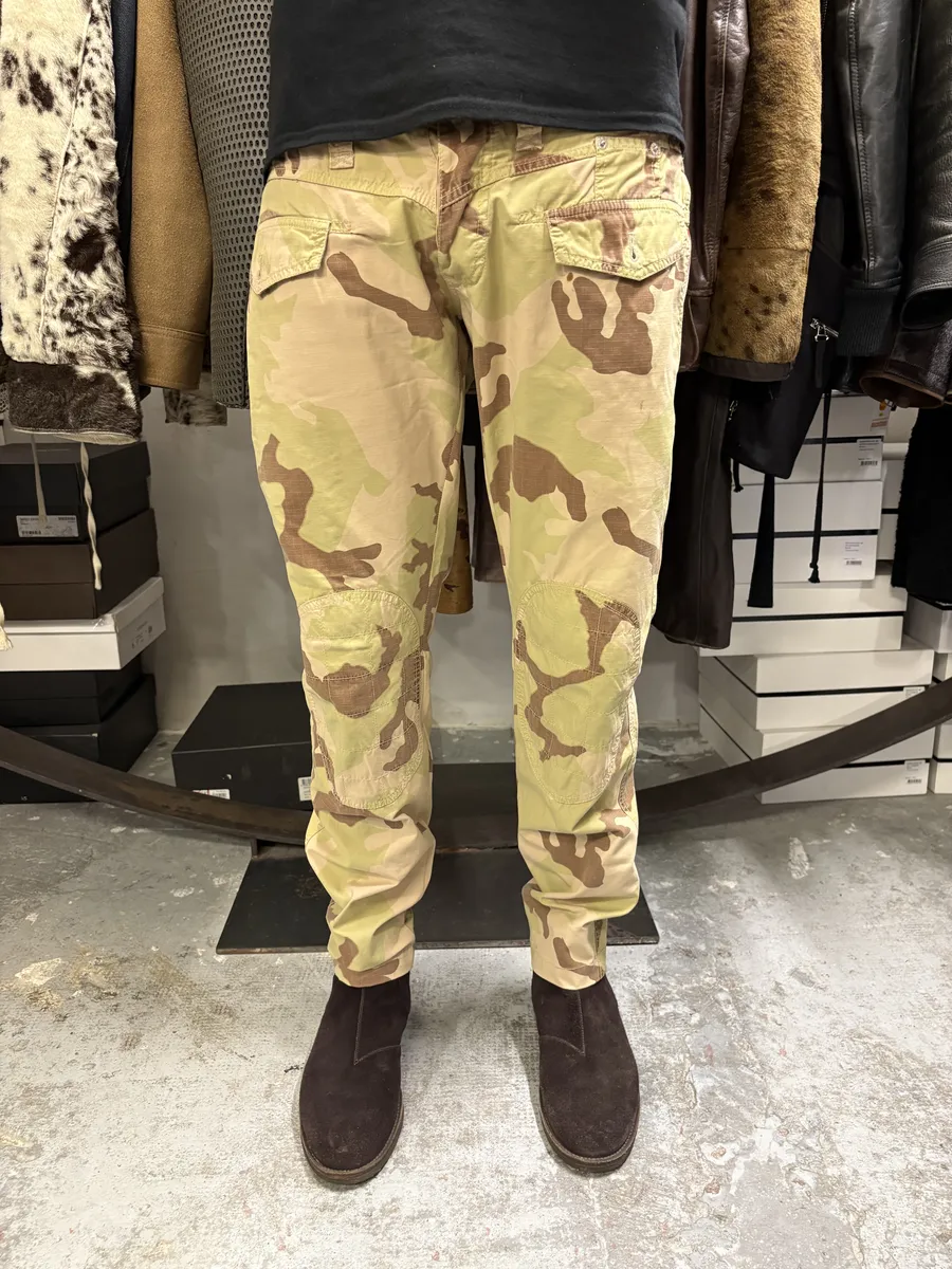 2000s Dolce & Gabbana Camouflage Cargo Pants - Image 2