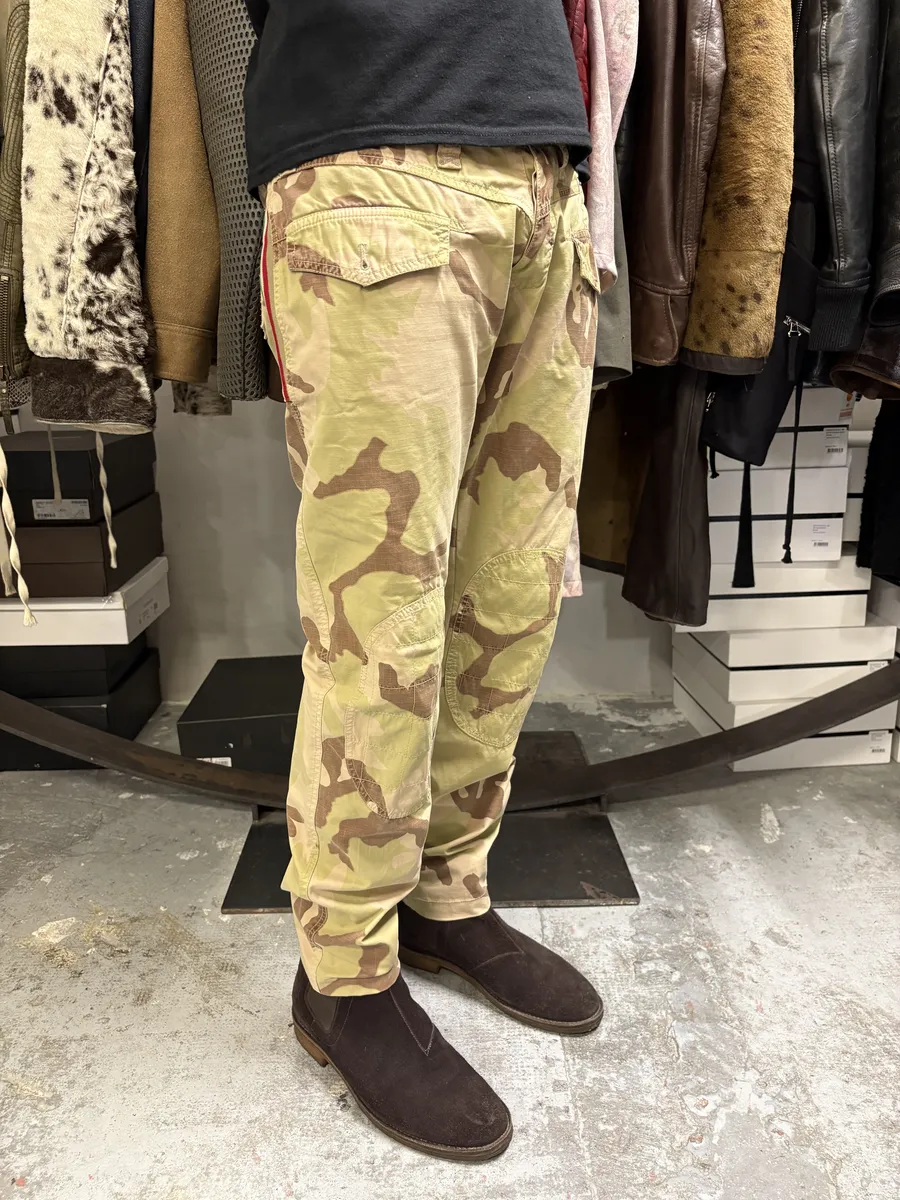 2000s Dolce & Gabbana Camouflage Cargo Pants - Image 3