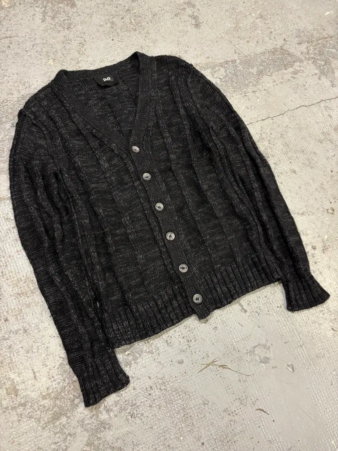 2000s Dolce & Gabbana Cardigan Black Sweater - Image 4