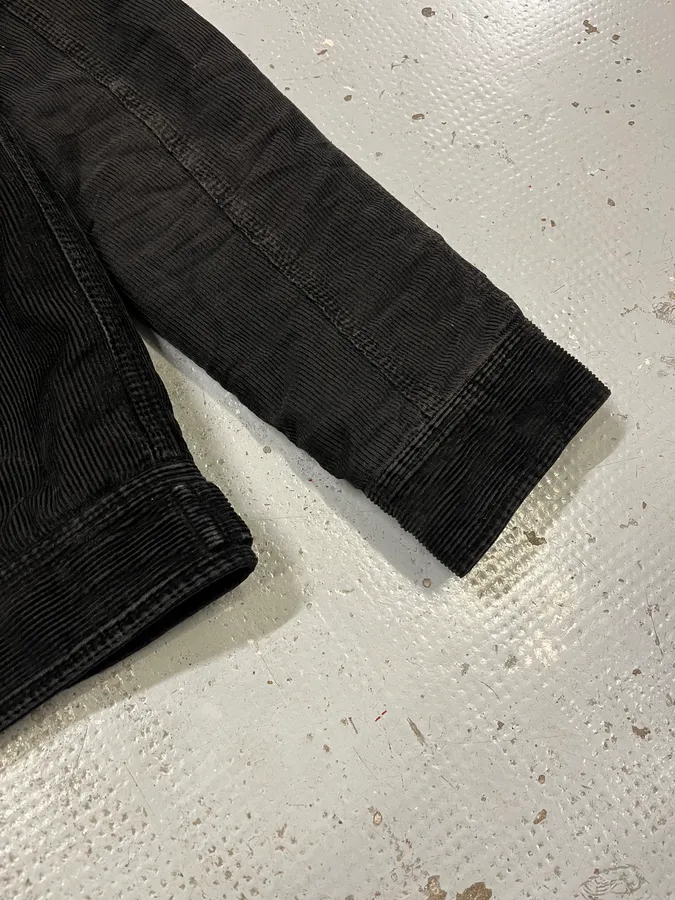 2000s Dolce & Gabbana Cargo Black Corduroy Jacket - Image 6
