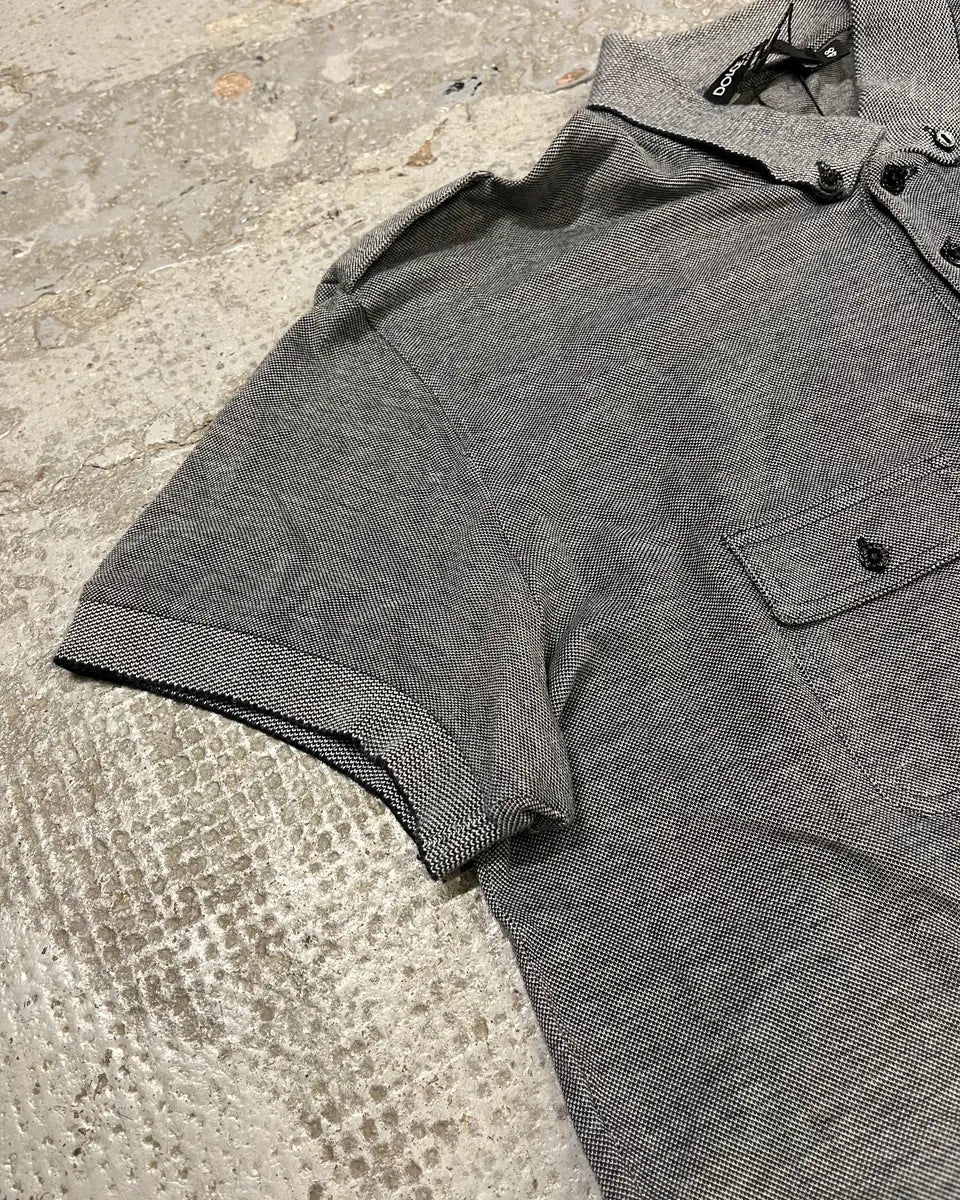 2000s Dolce & Gabbana Cargo Grey Polo - Image 7