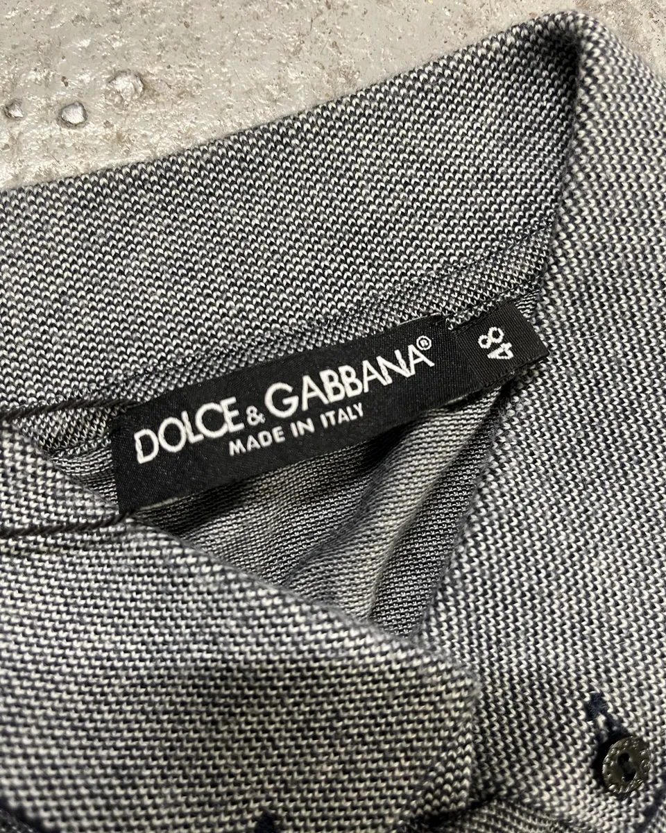 2000s Dolce & Gabbana Cargo Grey Polo - Image 9