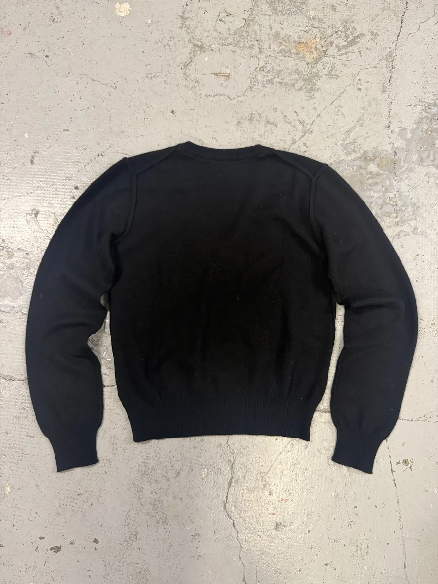 2000s Dolce & Gabbana Cashmere Black Sweater - Image 2