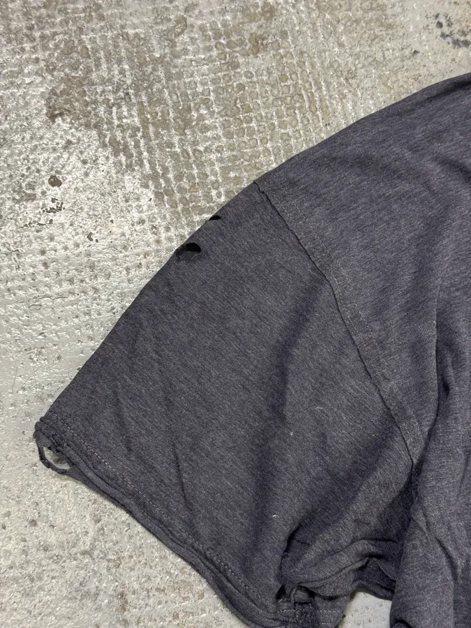 2000s Dolce & Gabbana Catholic Grey T-Shirt - Image 7