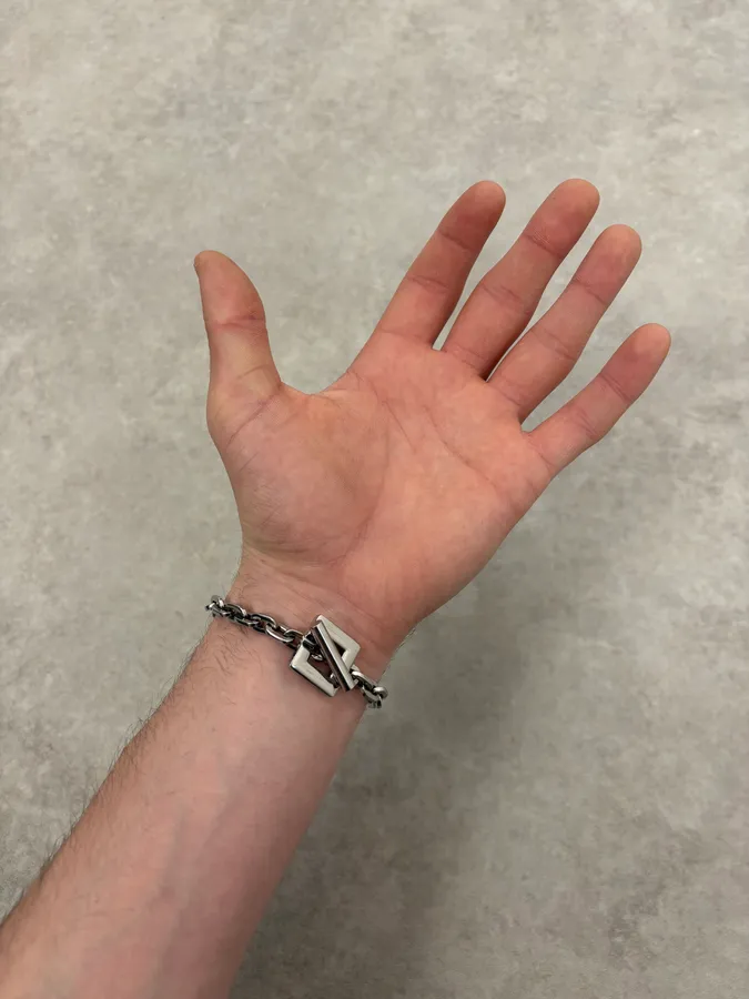 2000s Dolce & Gabbana Chain Bracelet - Image 3