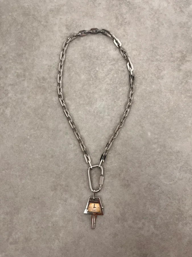 2000s Dolce & Gabbana Chain Key Necklace
