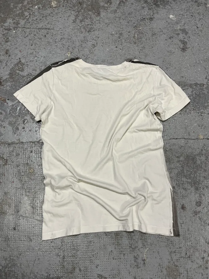 2000s Dolce & Gabbana Contemporary Abstract Grey T-Shirt - Image 6