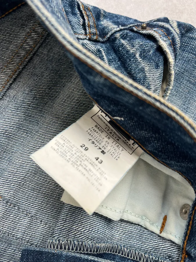 2000s Dolce & Gabbana Faded Blue Denim Jeans - Image 9