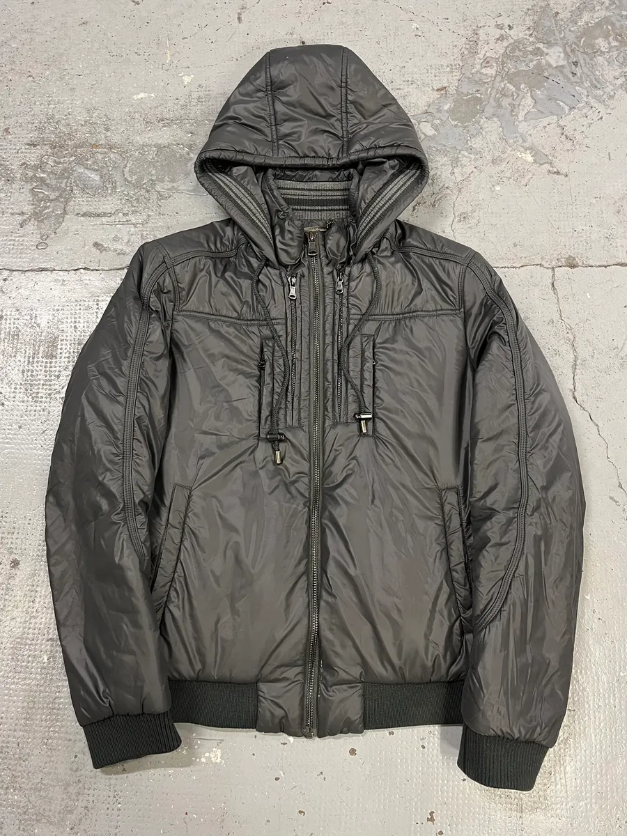 2000s Dolce & Gabbana Grey Astro Puffer Jacket